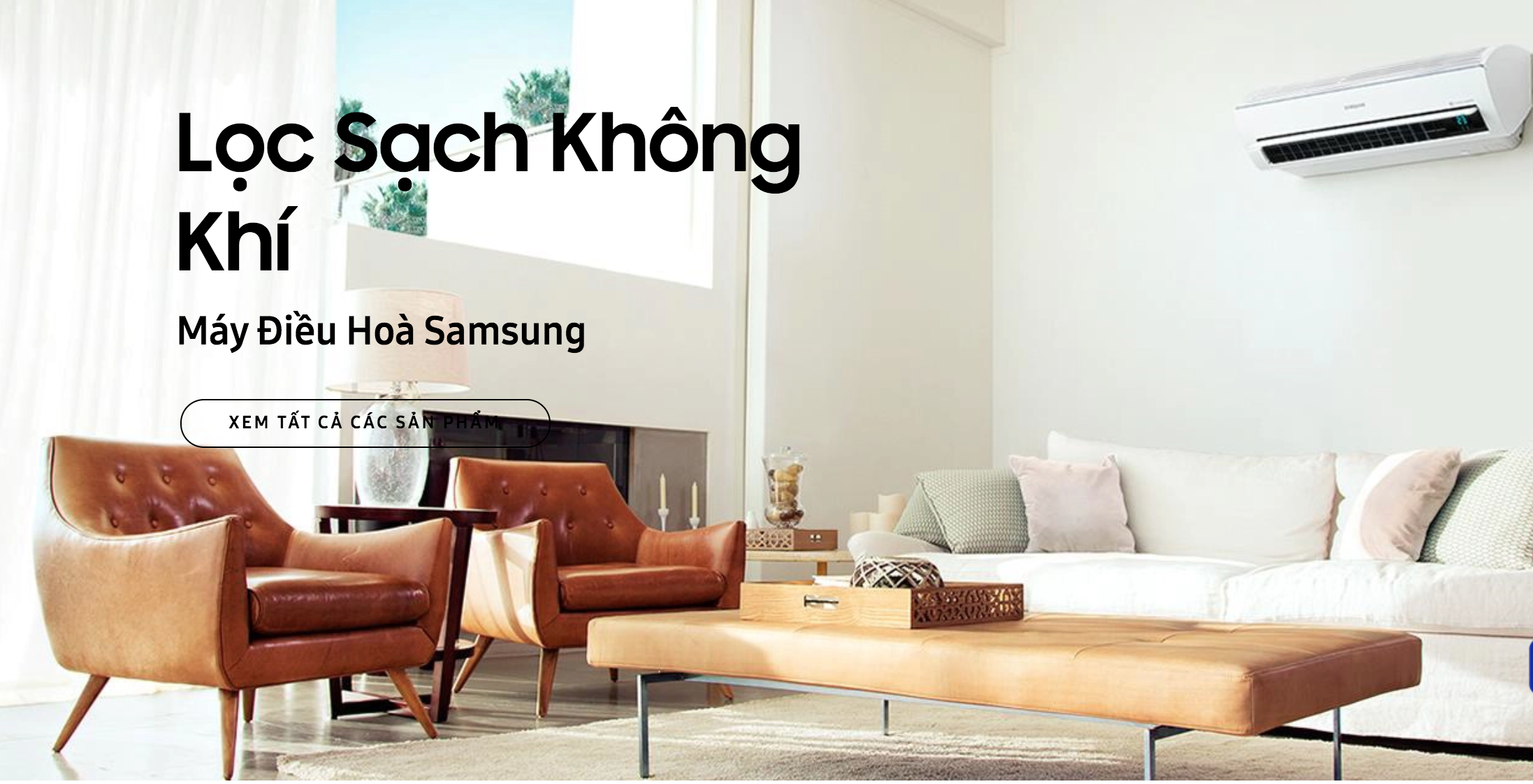 Điều hoà Samsung giúp lọc sạch không khí cho ngôi nhà của bạn